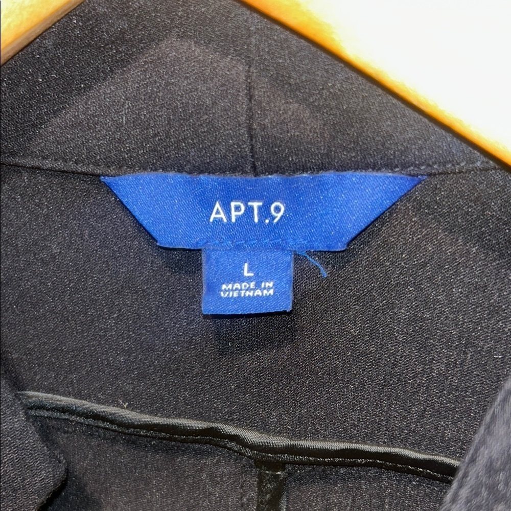 ♻️ Apt. 9 Black Blazer Classic Suit Jacket - Picture 3 of 8